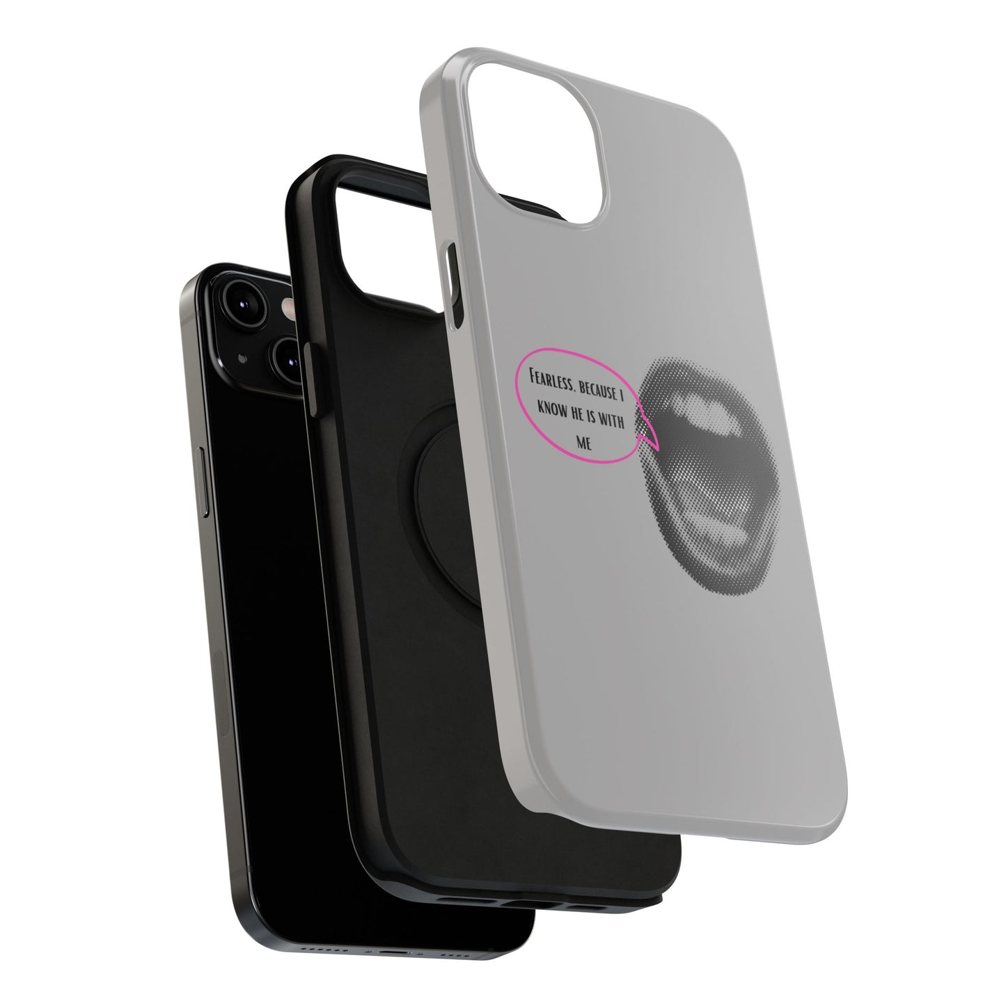 Fearless Impact-Resistant Phone Case; Durable Phone Protector, inspirational Gift, phone Accessory, Trendy Tech Item, Everyday Use