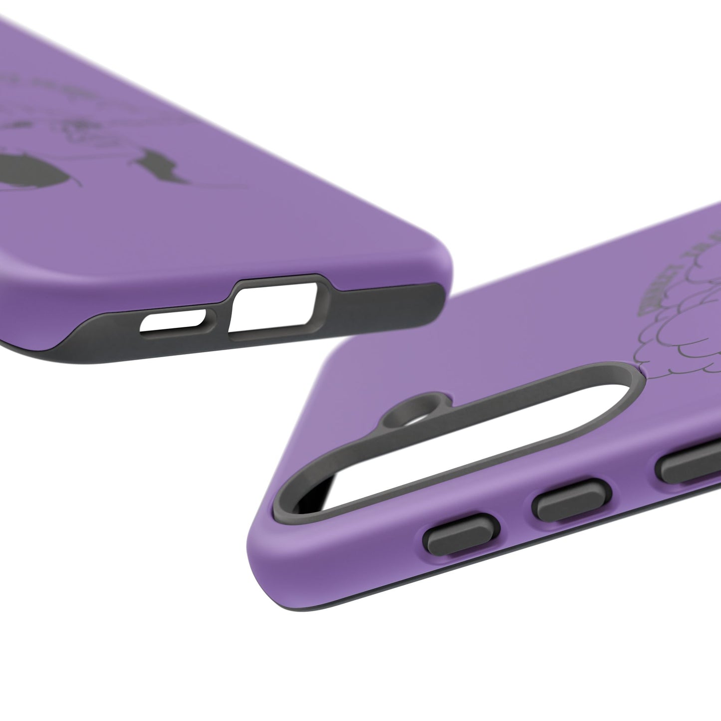 Purple Art Phone Case, Tough Cases for believers, Unique Phone Cover, Gifts for friends, Trendy Phone Accessories