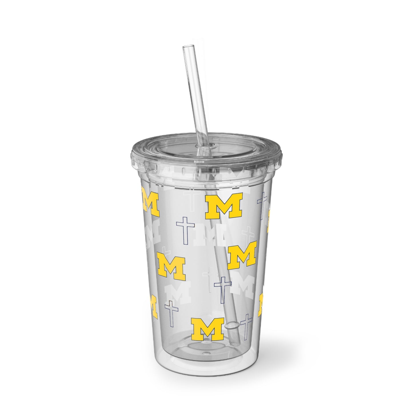 Michigan State faith inspired Acrylic Cup, university themed Travel cup, Faith-Inspired Drinkware, Unique Gift for university student