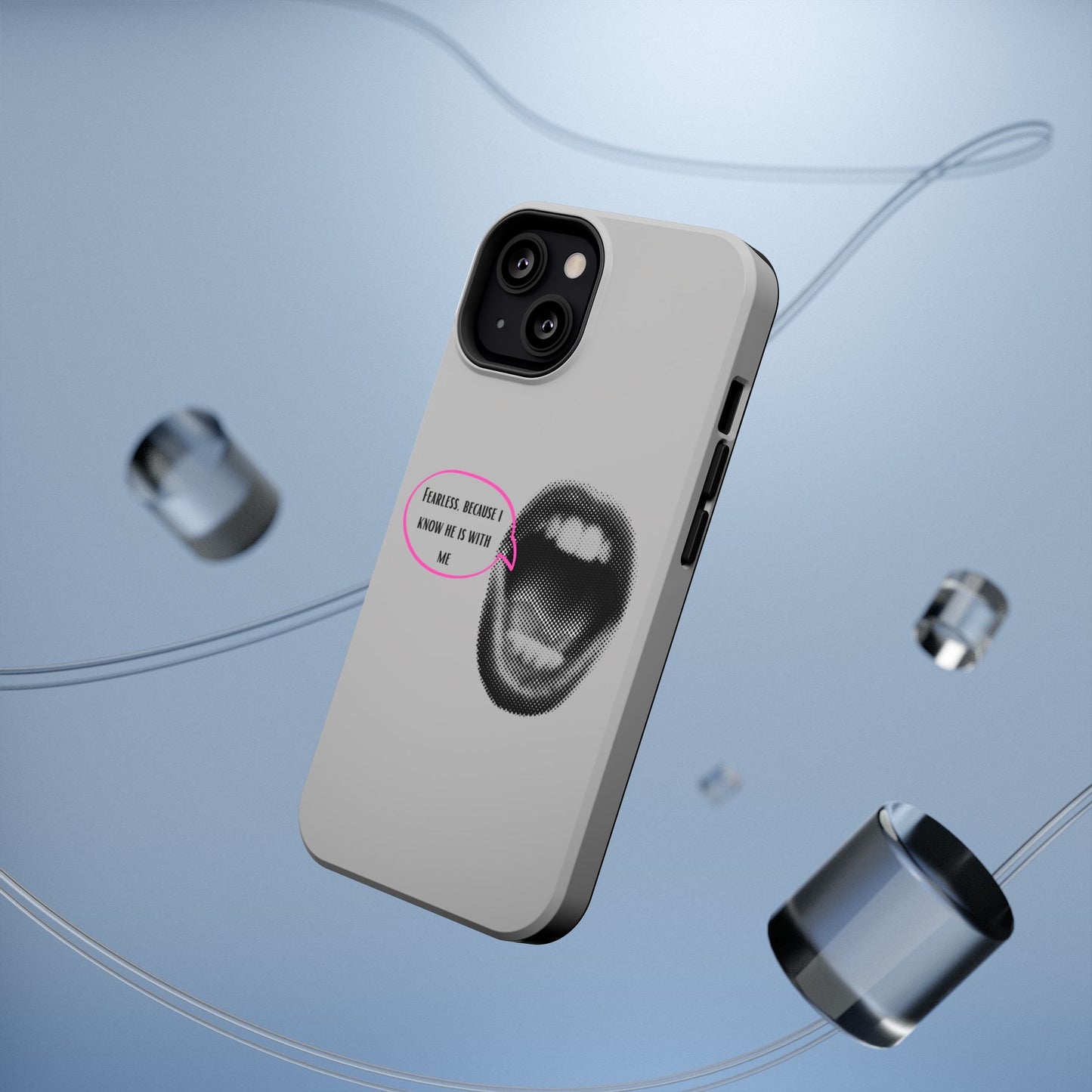 Fearless Impact-Resistant Phone Case; Durable Phone Protector, inspirational Gift, phone Accessory, Trendy Tech Item, Everyday Use