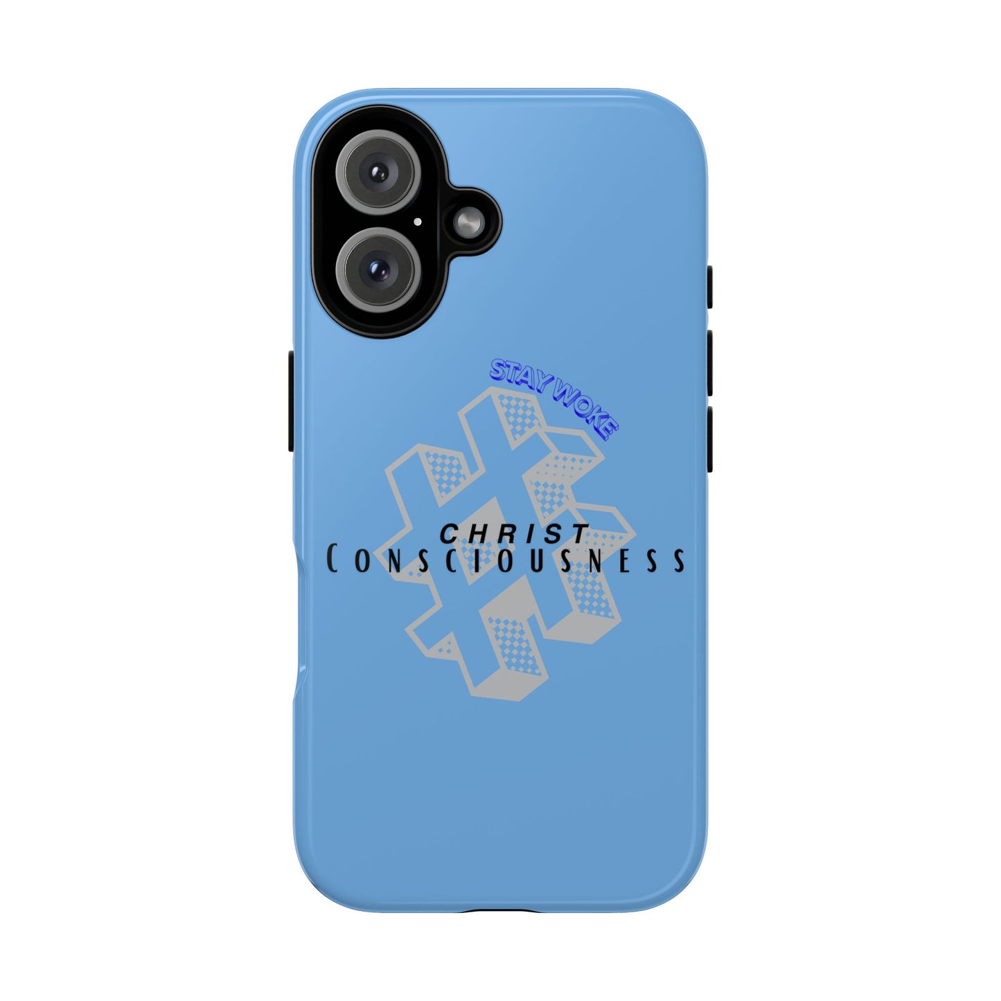 Hashtag Phone Case, Spiritual Gift, Faith-Based Accessory, Unique Tech Cover, Blue Phone Protector, trending tough cases, trending iPhone cases