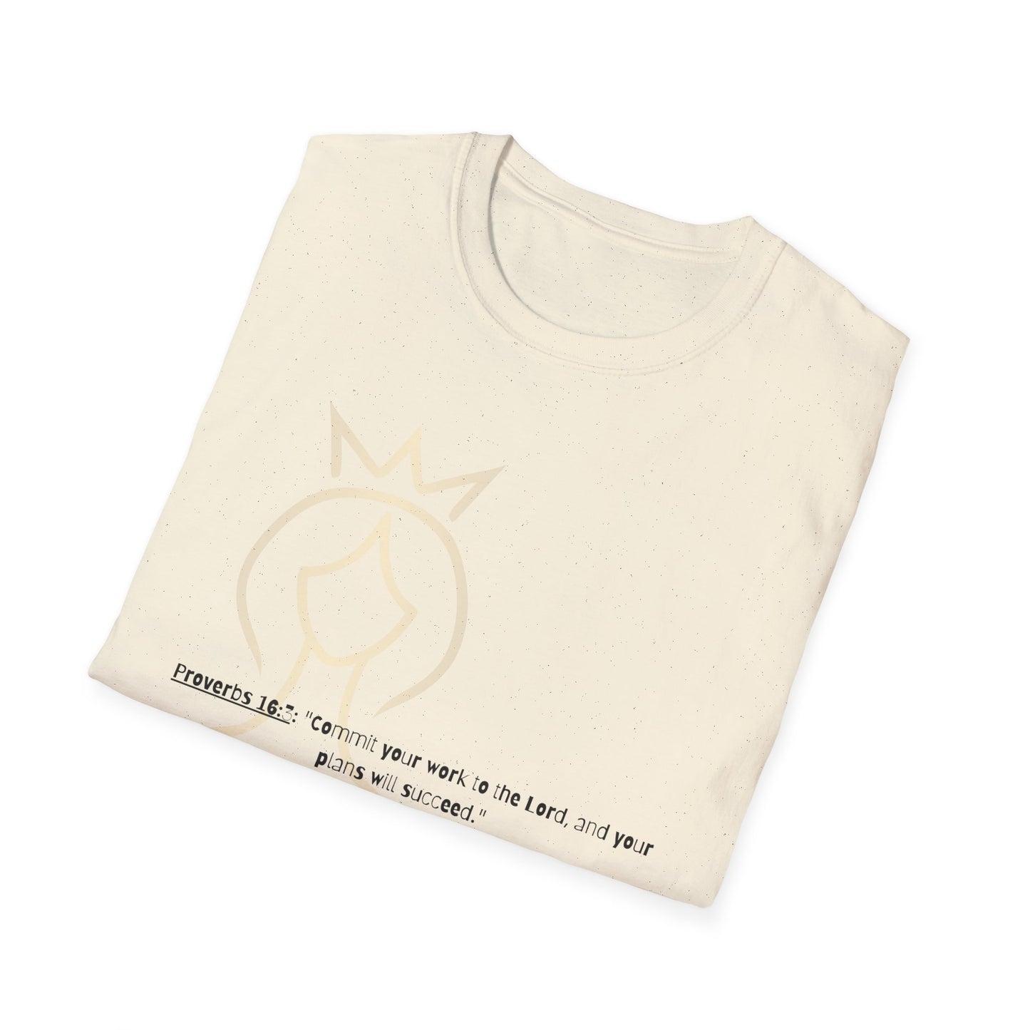Bible verse themed Unisex Softstyle T-Shirt, jesus Lovers Gift, faith based Casual Wear Relaxed Fit Tee, Gift for believers