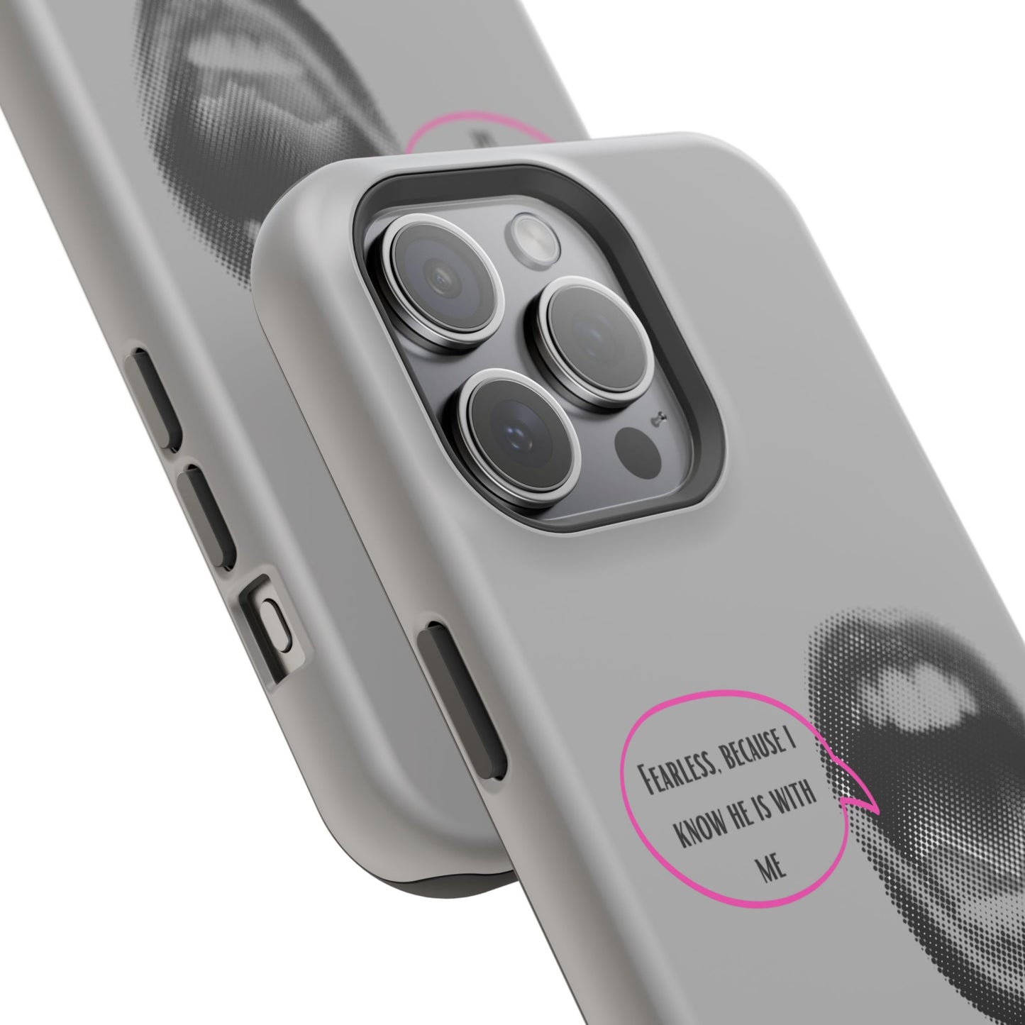 Fearless Impact-Resistant Phone Case; Durable Phone Protector, inspirational Gift, phone Accessory, Trendy Tech Item, Everyday Use
