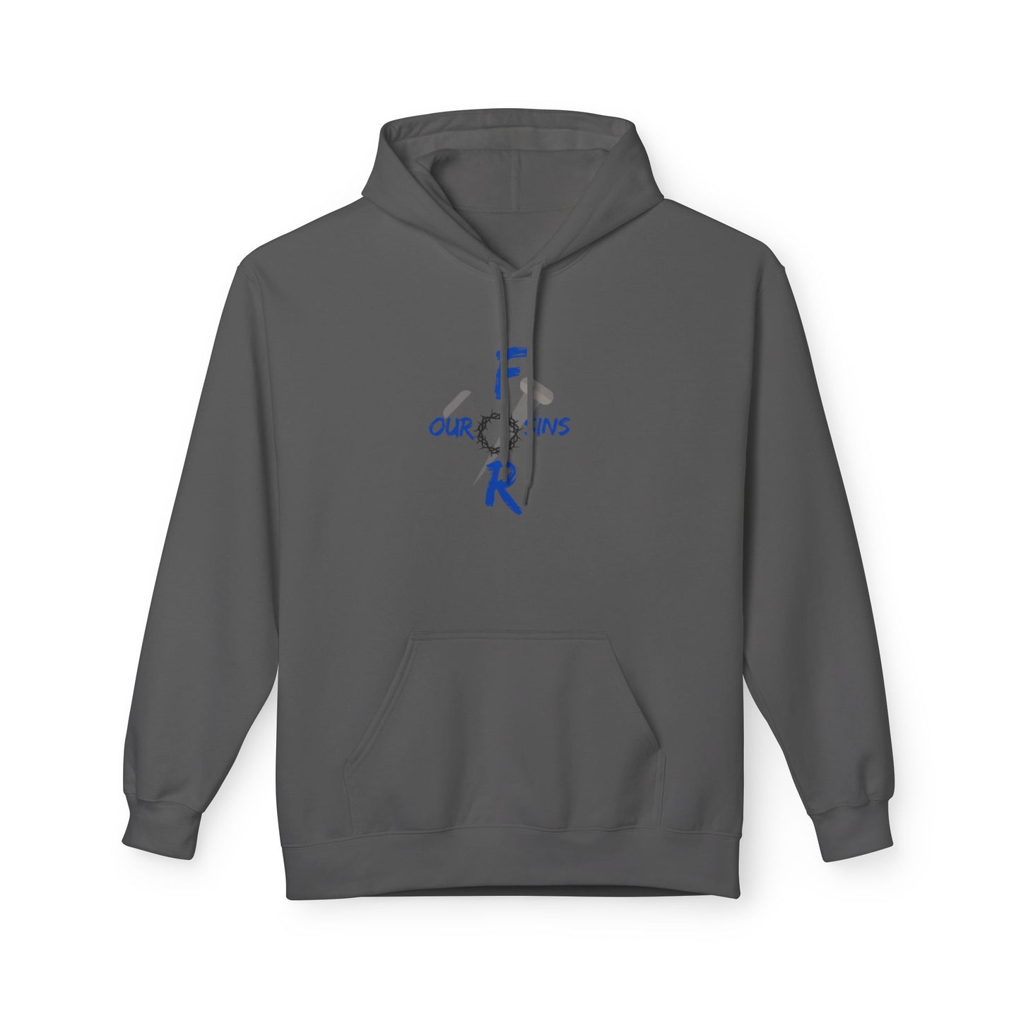 Unisex logo Fleece Hoodie - Cozy Gift for Friends, Motivational Apparel, Casual Wear, Birthday Present, Everyday Comfort