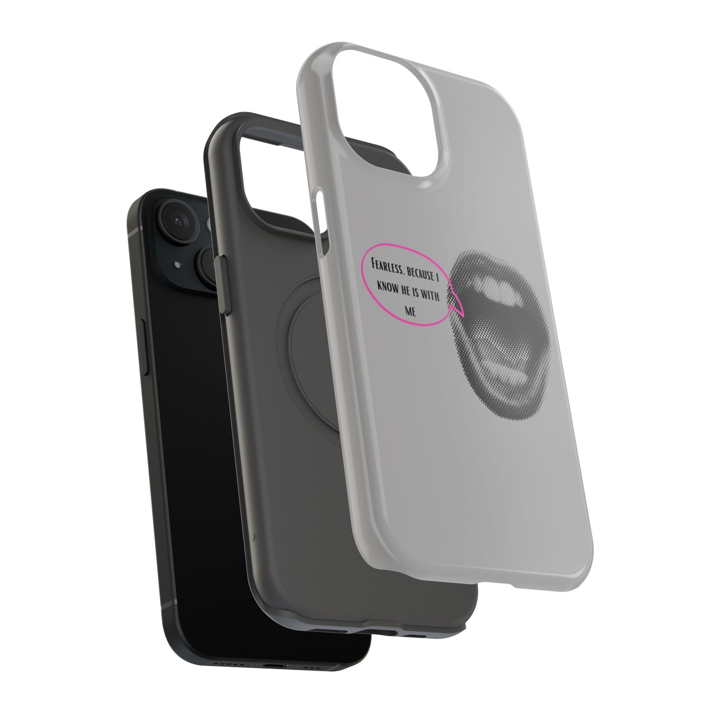 Fearless Impact-Resistant Phone Case; Durable Phone Protector, inspirational Gift, phone Accessory, Trendy Tech Item, Everyday Use