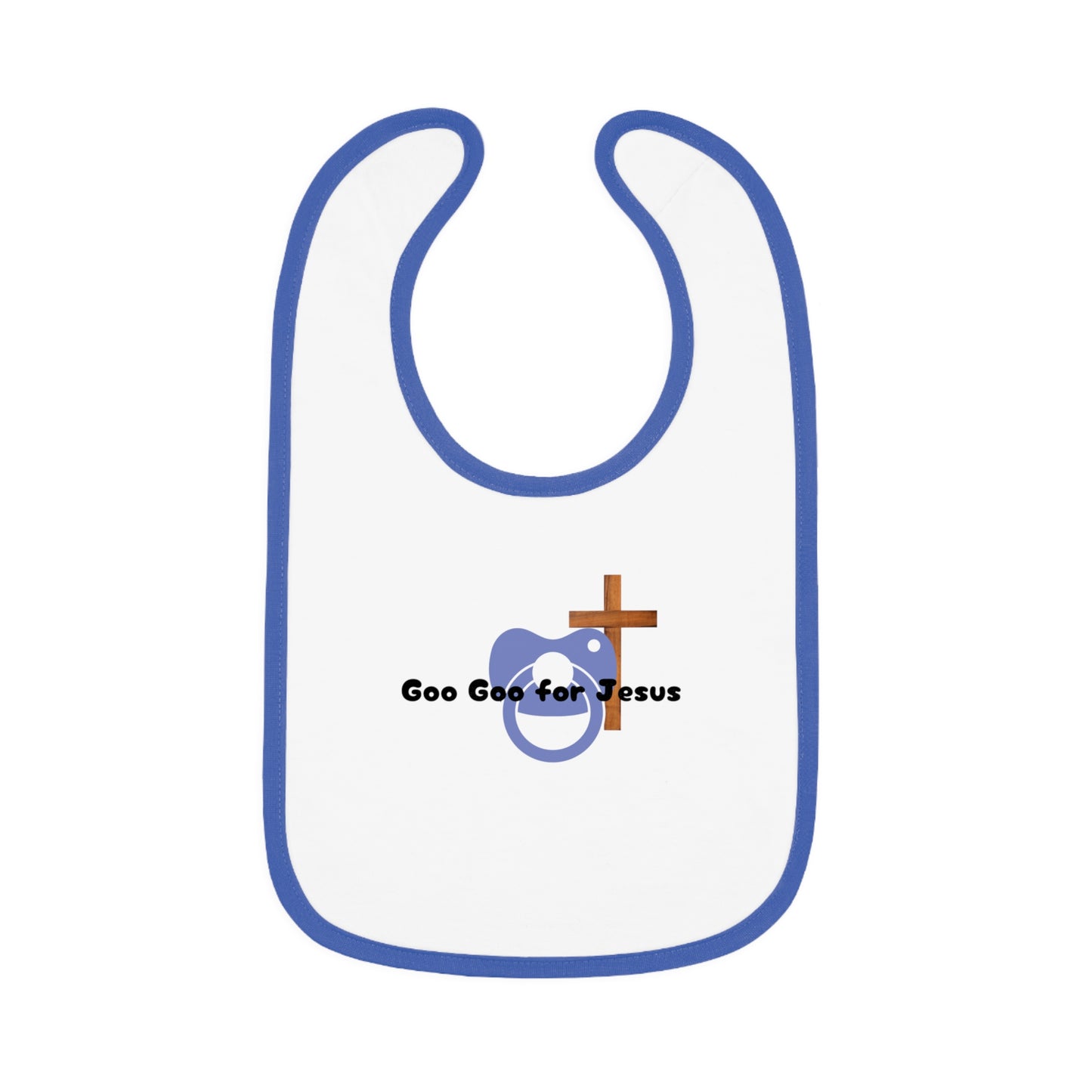 Cute faith inspired Baby Bib, Goo Goo for Jesus Baby Bib, Religious Baby Gift, Infant Eating Bib, Baby Shower Gift, Christian Parenting Essential