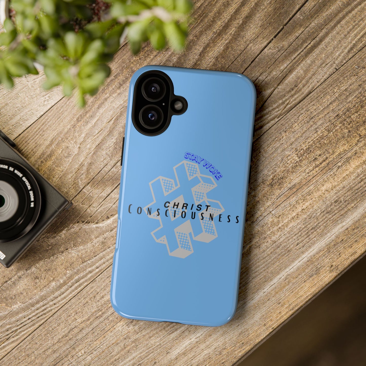 Hashtag Phone Case, Spiritual Gift, Faith-Based Accessory, Unique Tech Cover, Blue Phone Protector, trending tough cases, trending iPhone cases