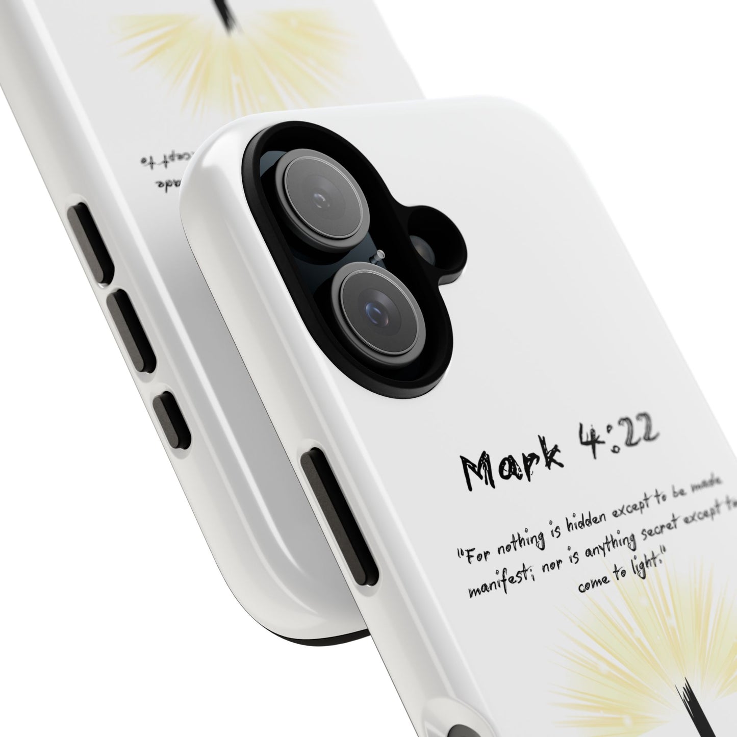Christian themed Phone Case, Inspirational Phone Cover, Bible Verse Mobile Case, Gift for Friends, Spiritual Protection Case