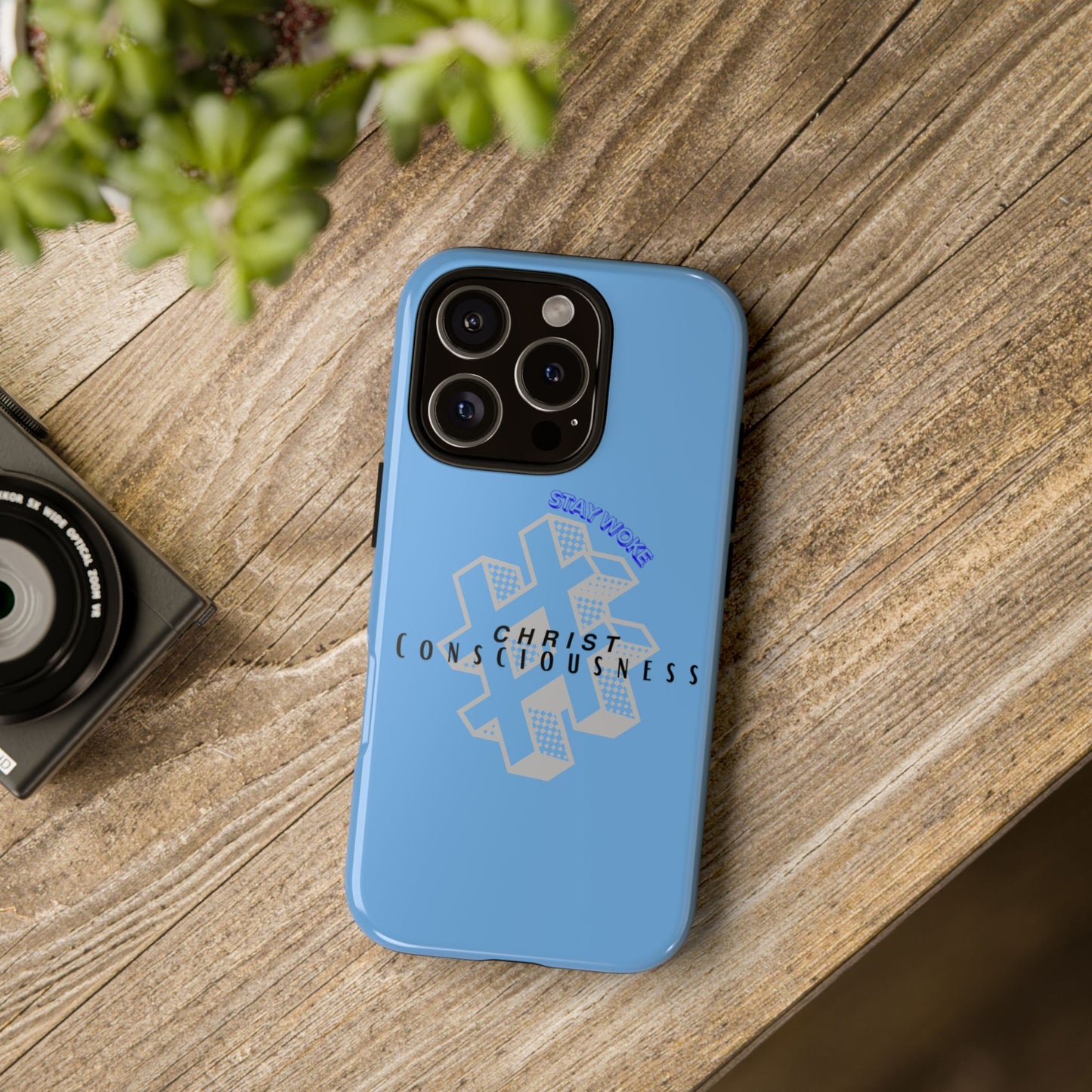 Hashtag Phone Case, Spiritual Gift, Faith-Based Accessory, Unique Tech Cover, Blue Phone Protector, trending tough cases, trending iPhone cases
