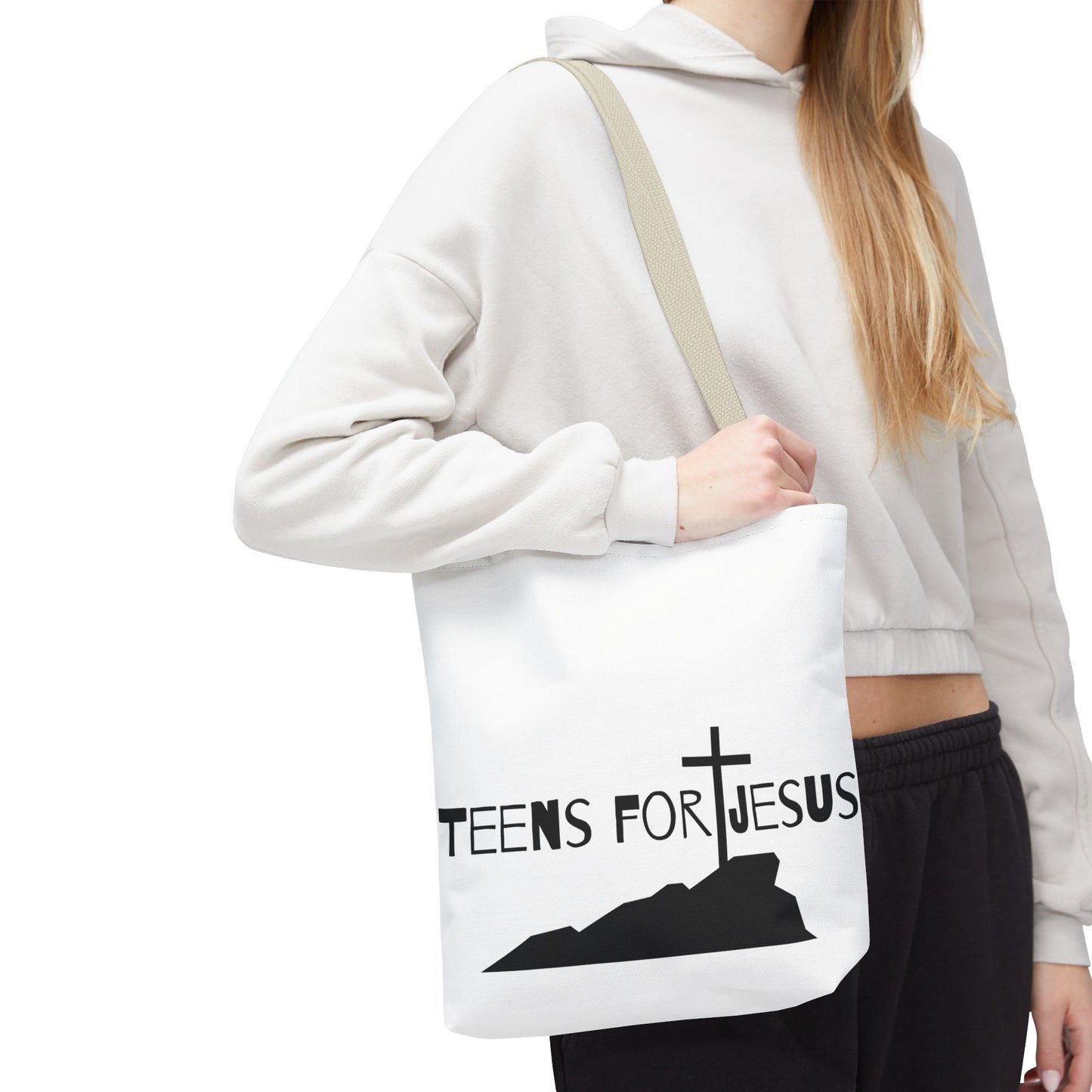Faith-Inspired Tote Bag for Teens who love Jesus gift idea for christian teens