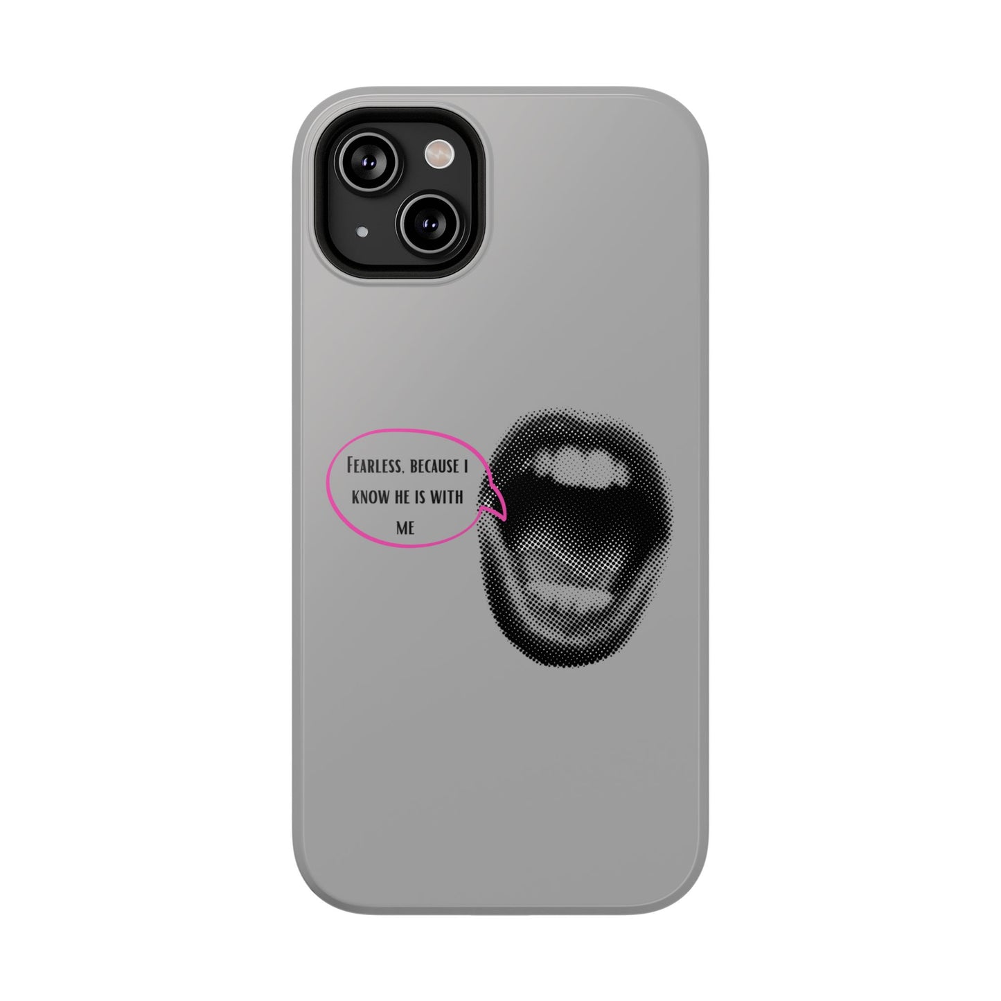 Fearless Impact-Resistant Phone Case; Durable Phone Protector, inspirational Gift, phone Accessory, Trendy Tech Item, Everyday Use