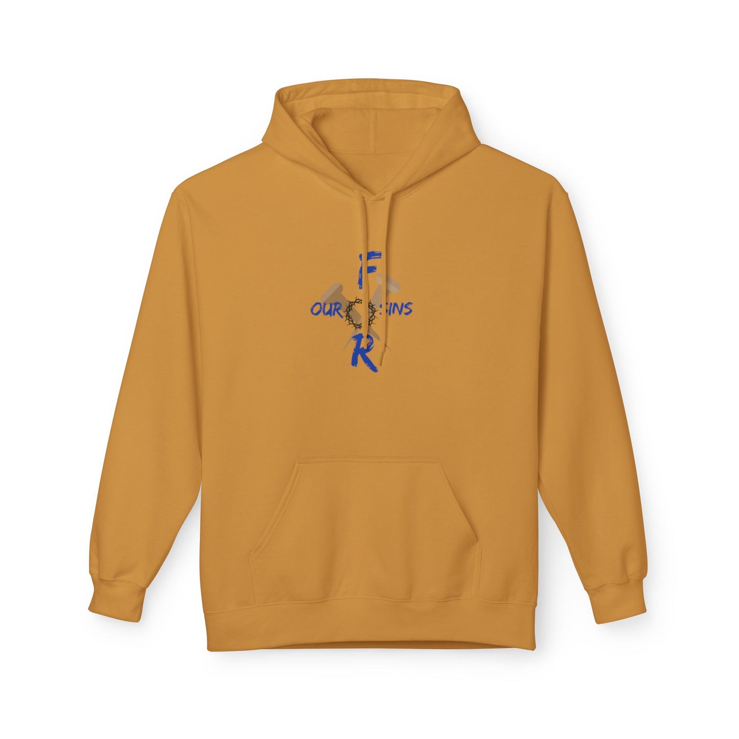 Unisex logo Fleece Hoodie - Cozy Gift for Friends, Motivational Apparel, Casual Wear, Birthday Present, Everyday Comfort