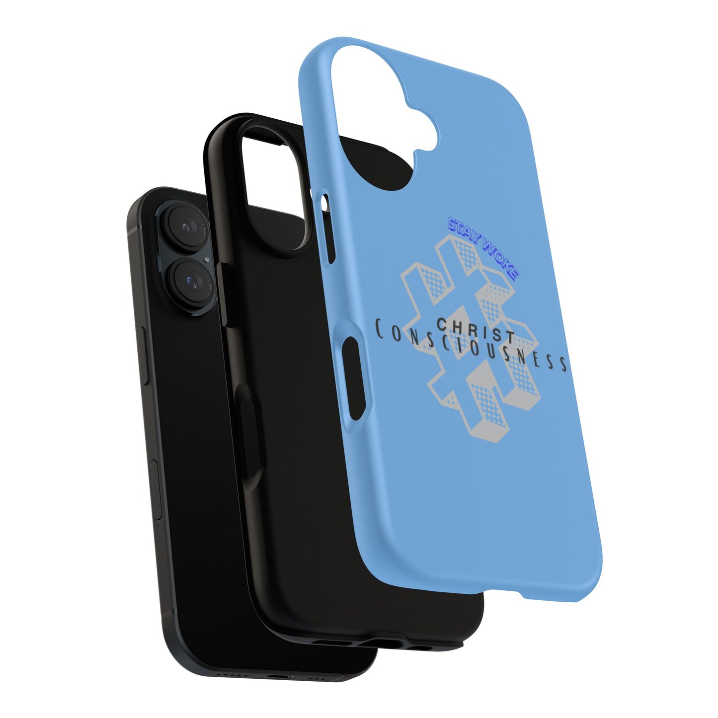 Hashtag Phone Case, Spiritual Gift, Faith-Based Accessory, Unique Tech Cover, Blue Phone Protector, trending tough cases, trending iPhone cases