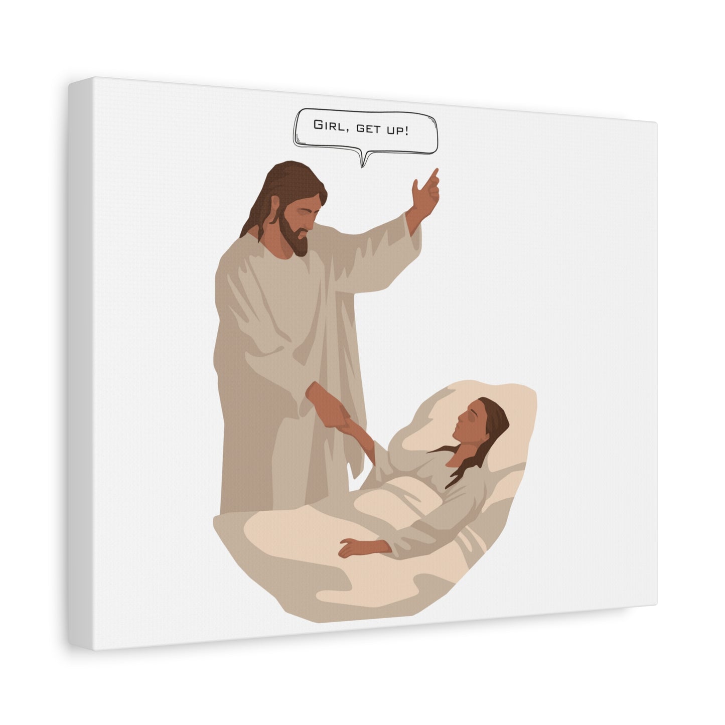 Inspirational Jesus themed Canvas Print Motivational Wall Art for Religious Home Decor for Christian Gift for house warming