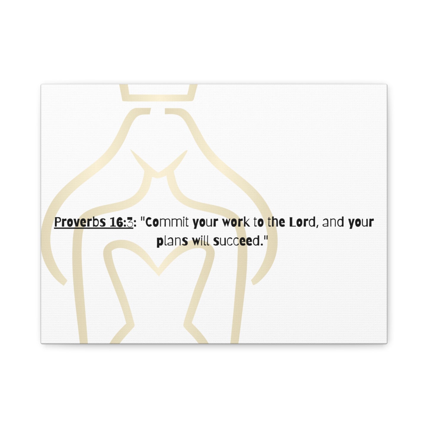 Faith Inspired Stretched Canvas Art, Motivational Wall Decor, Biblical Quote Home Decor, Christian Living Gift, scripture themed wall art