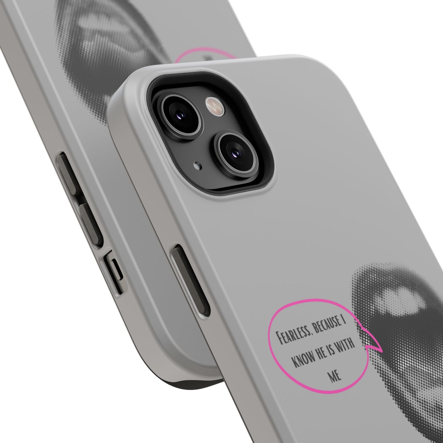 Fearless Impact-Resistant Phone Case; Durable Phone Protector, inspirational Gift, phone Accessory, Trendy Tech Item, Everyday Use