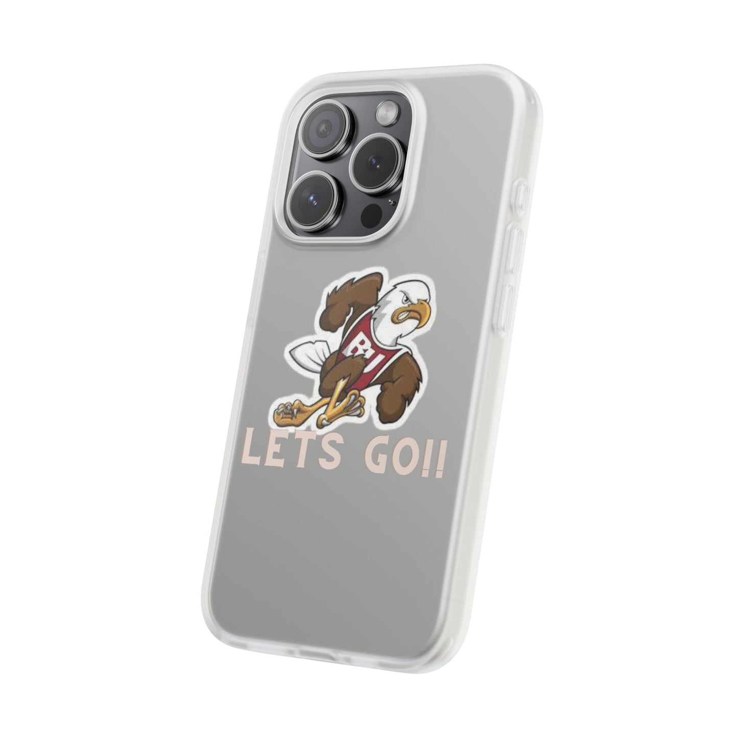Biola themed Sporty Flexi Phone Case, Perfect for university students, sports Fans, Students, Motivational Gift, back to school phone casesCase