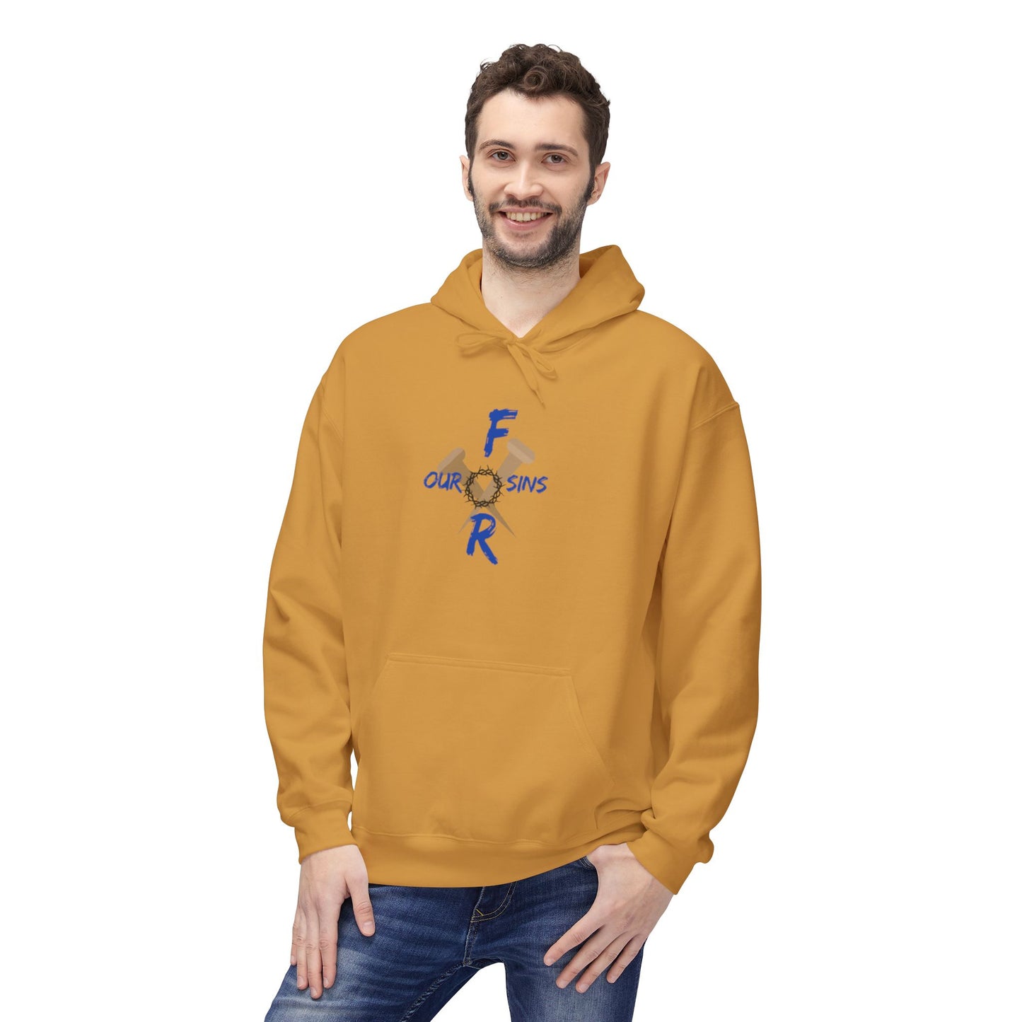 Unisex logo Fleece Hoodie - Cozy Gift for Friends, Motivational Apparel, Casual Wear, Birthday Present, Everyday Comfort