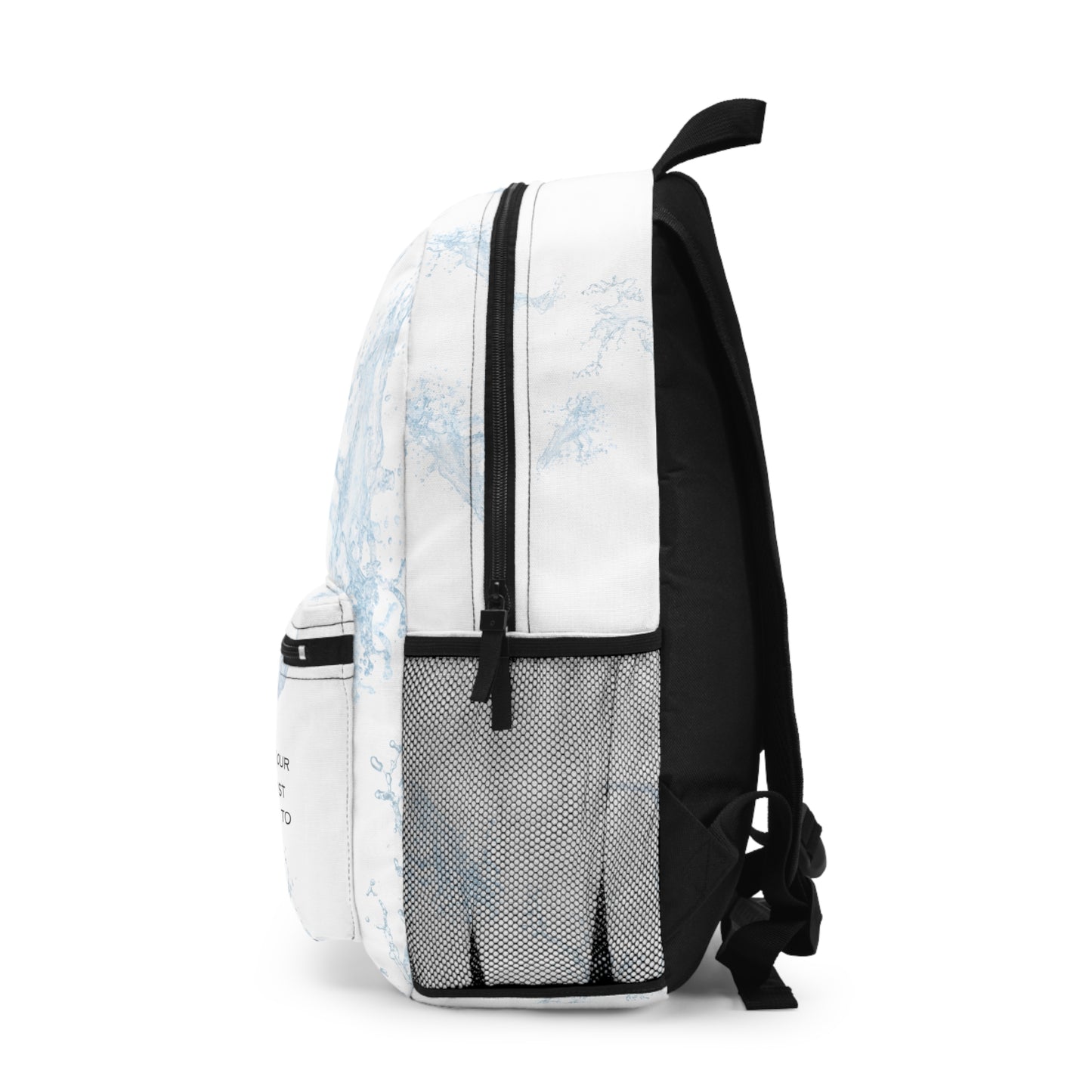 Inspirational Scripture Backpack for students, Motivational School Bag, Faith-Inspired travel backpack, Marble Design Backpack, Christian Gift Idea
