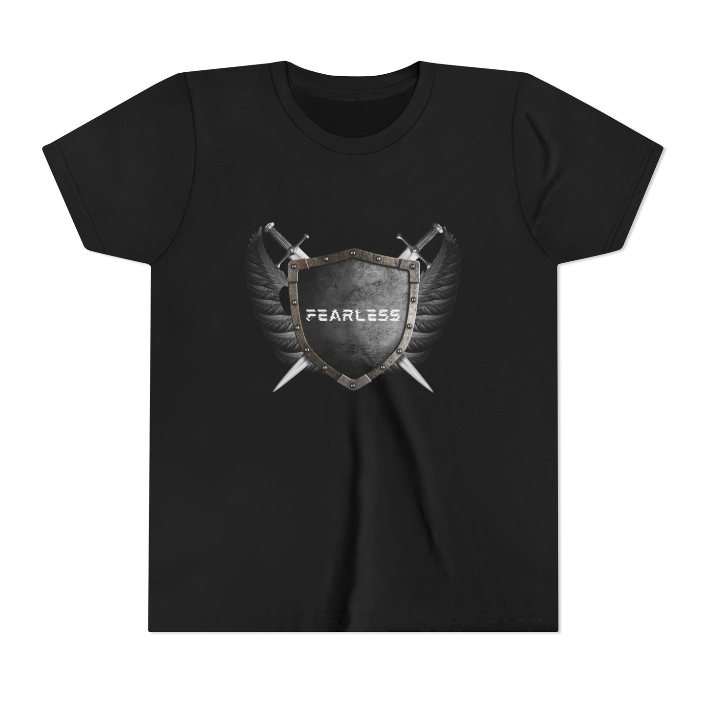 Fearless Youth Tee, Kids Graphic Shirt, spiritual Apparel, Gifts for Kids, motivational tshirts