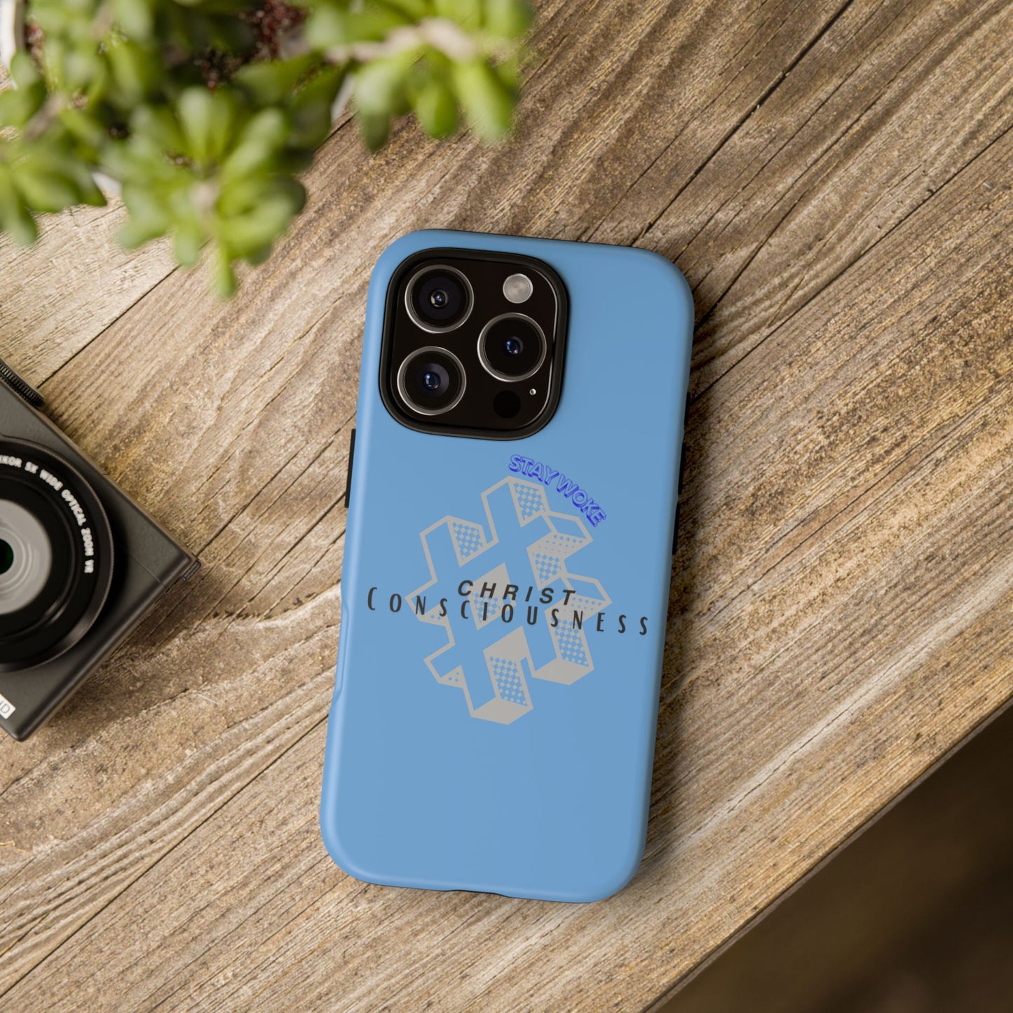 Hashtag Phone Case, Spiritual Gift, Faith-Based Accessory, Unique Tech Cover, Blue Phone Protector, trending tough cases, trending iPhone cases