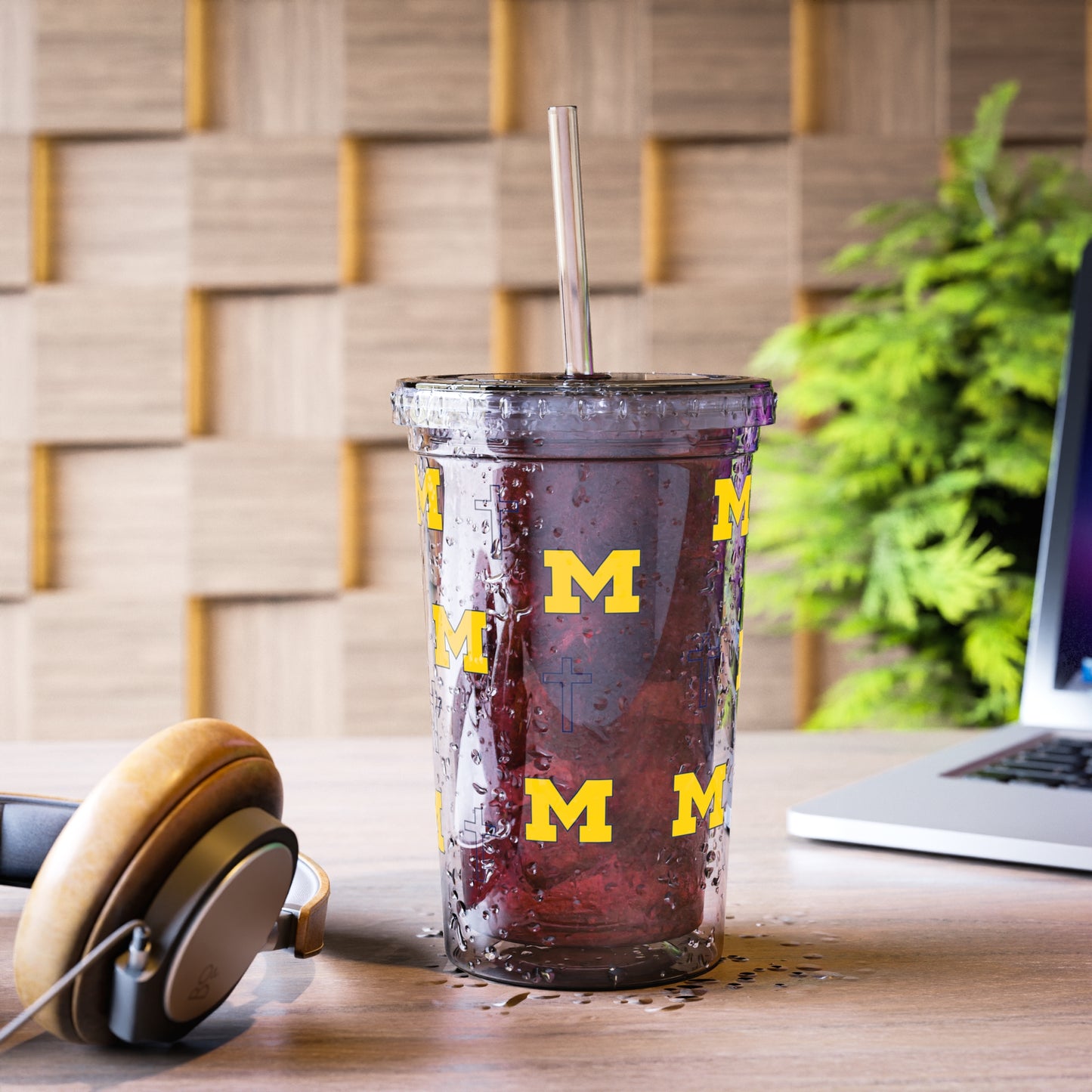 Michigan State faith inspired Acrylic Cup, university themed Travel cup, Faith-Inspired Drinkware, Unique Gift for university student
