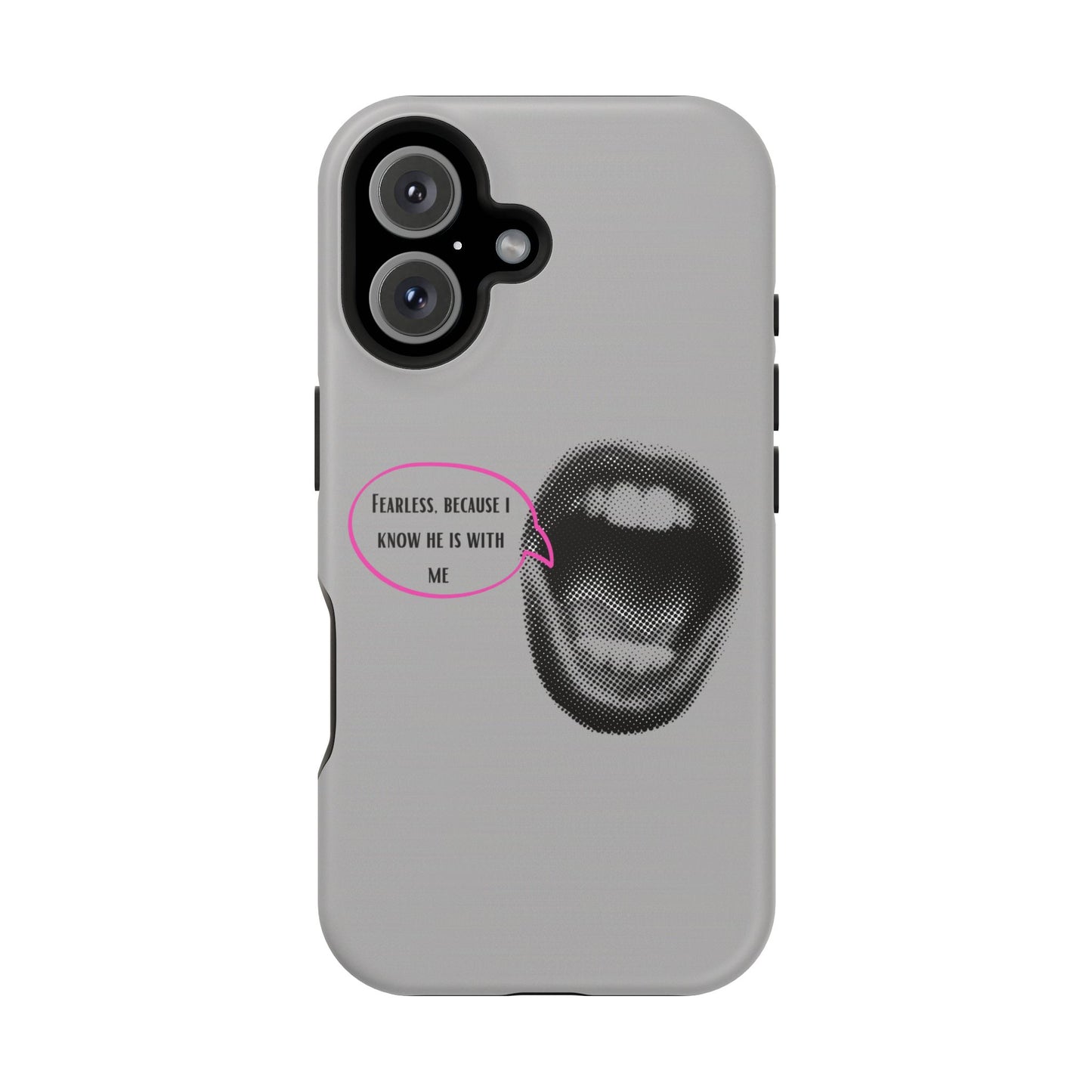 Fearless Impact-Resistant Phone Case; Durable Phone Protector, inspirational Gift, phone Accessory, Trendy Tech Item, Everyday Use