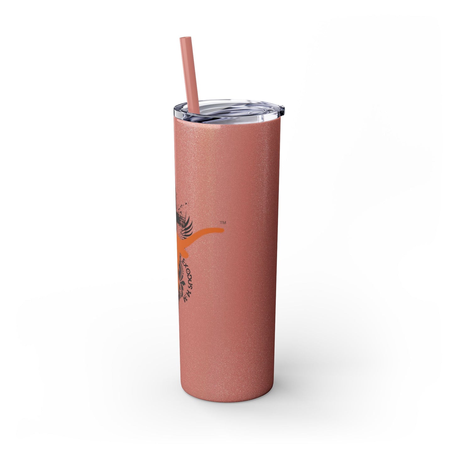 Faith inspired Texas State University at Austin Longhorn themed Skinny Tumbler| university Style Travel Mug | Personalized Gift for university students|