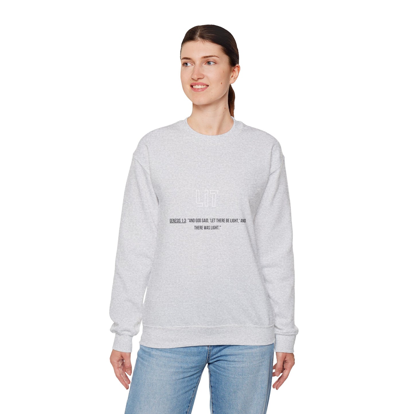 Bible verse Crewneck Sweatshirt - Cozy Motivational Gift for believers , faith inspired Unisex Sweatshirt gift for All Occasions