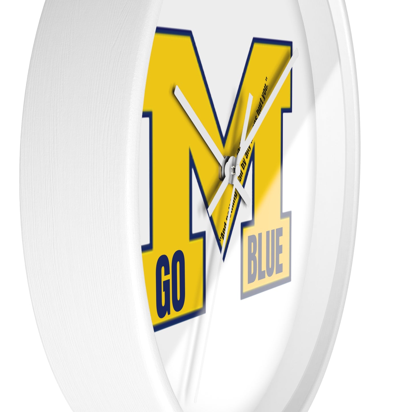 University Security Wall Clock - Go Blue Decor, College Room Essential, Sport Fans Gift, university School Pride, Graduation gift , Game Day accessories gifts