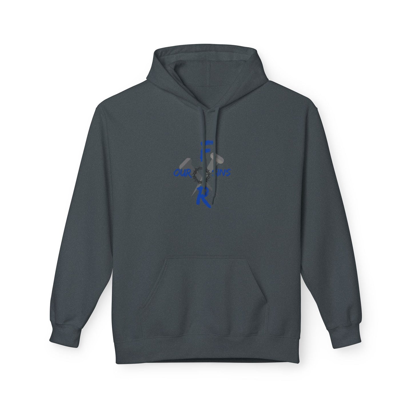 Unisex logo Fleece Hoodie - Cozy Gift for Friends, Motivational Apparel, Casual Wear, Birthday Present, Everyday Comfort