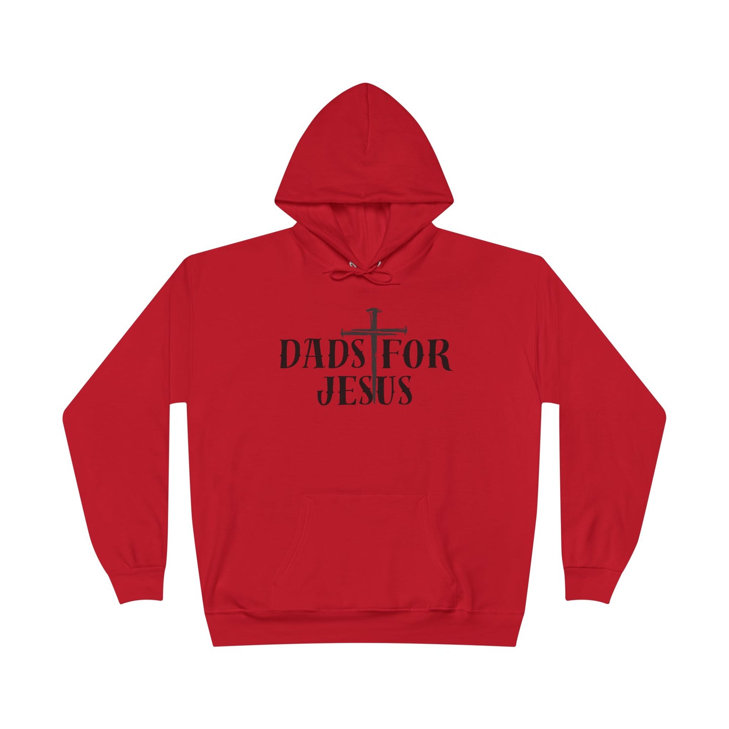 Dads for Jesus Eco-Friendly Hoodie, Christian Gift, Faith-Based Apparel, Unisex Sweatshirt, Casual Outfit, Gift for Dads