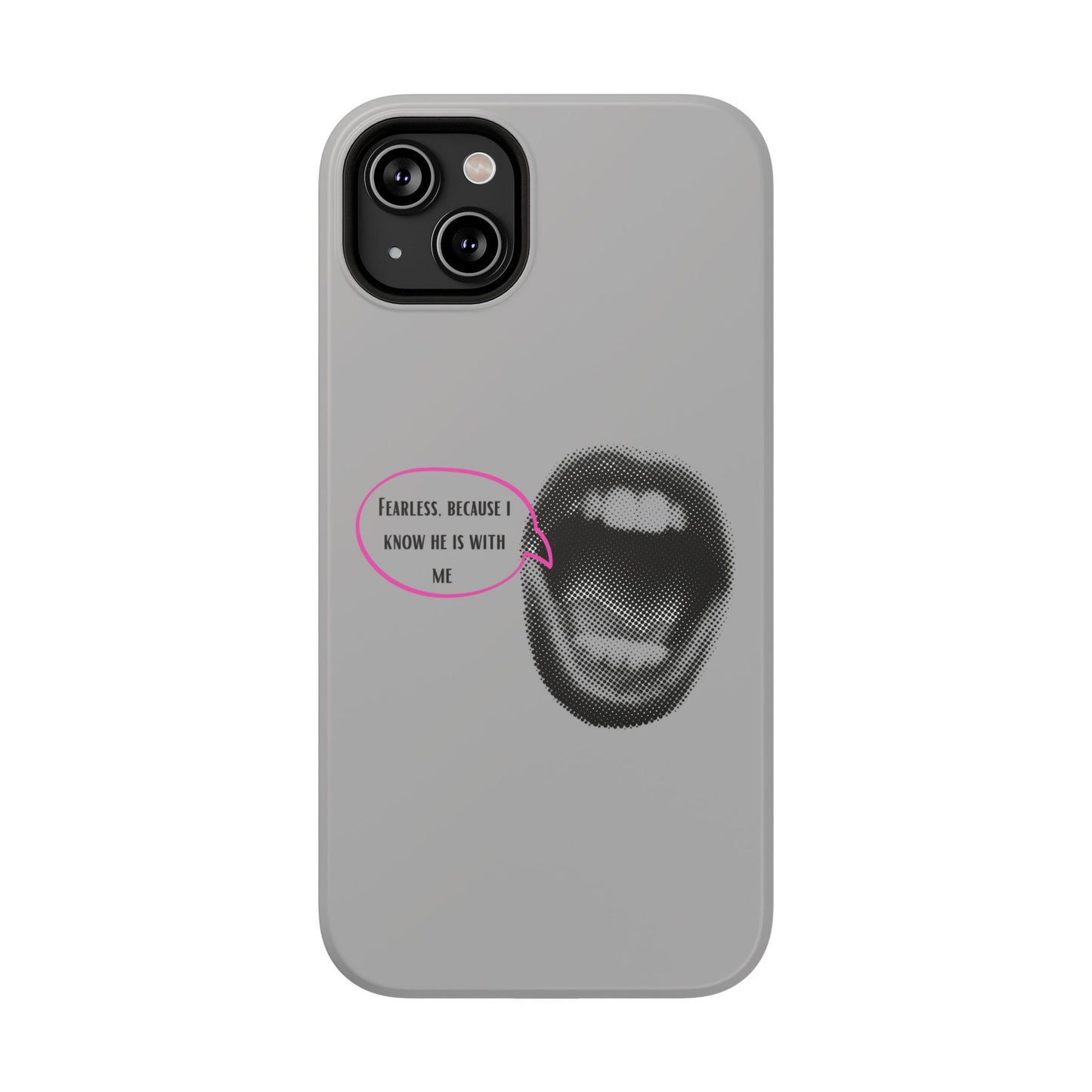 Fearless Impact-Resistant Phone Case; Durable Phone Protector, inspirational Gift, phone Accessory, Trendy Tech Item, Everyday Use