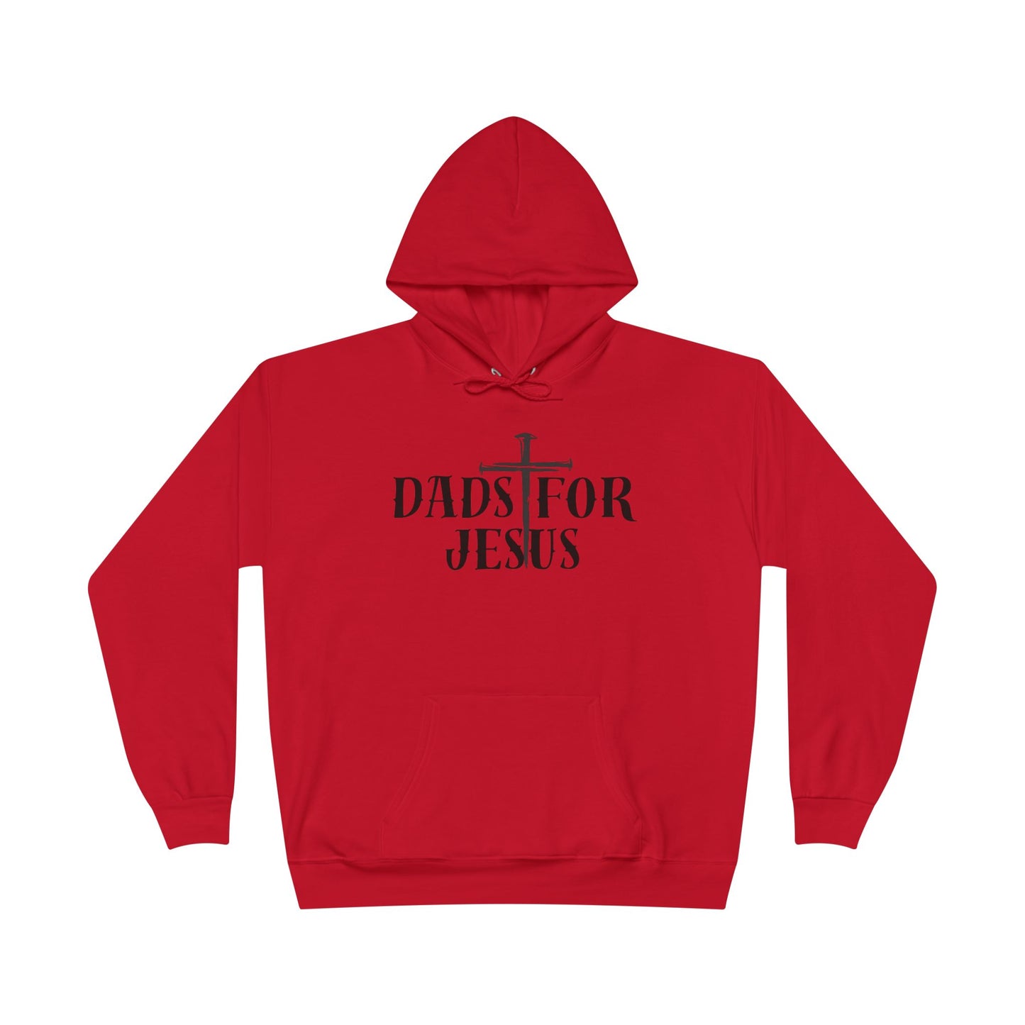 Dads for Jesus Eco-Friendly Hoodie, Christian Gift, Faith-Based Apparel, Unisex Sweatshirt, Casual Outfit, Gift for Dads
