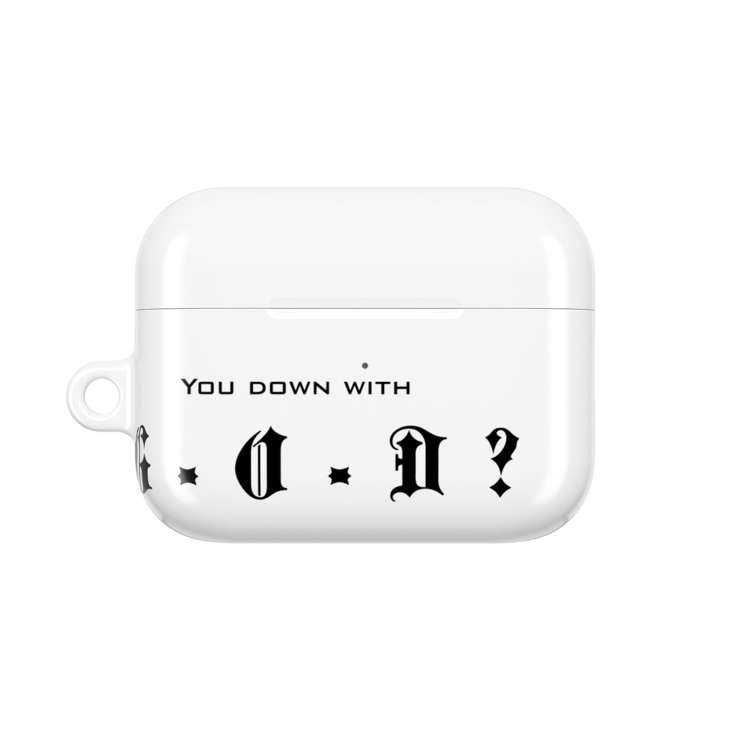 Bible inspired AirPod Case - You Down With God? Design, Accessory for Music Lovers, Gift for Friends & Family, Festival & Everyday Use