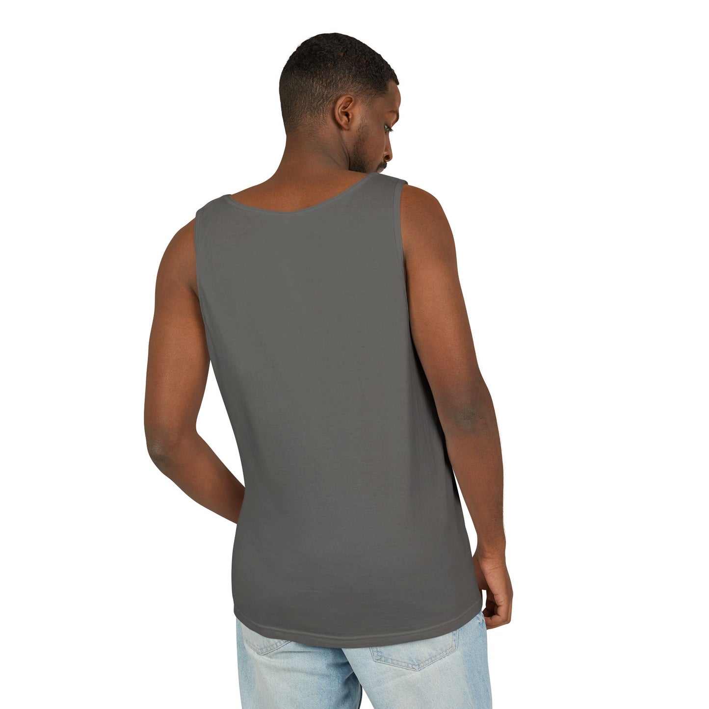 Stylish Unisex Graphic Tank Top - trendy Summer Attire, Casual Wear for everyday, Music Festivals, Gift Idea, Angel Theme