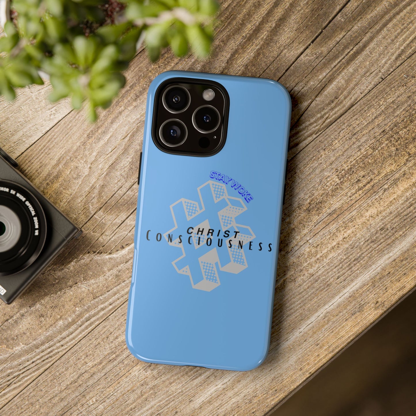 Hashtag Phone Case, Spiritual Gift, Faith-Based Accessory, Unique Tech Cover, Blue Phone Protector, trending tough cases, trending iPhone cases