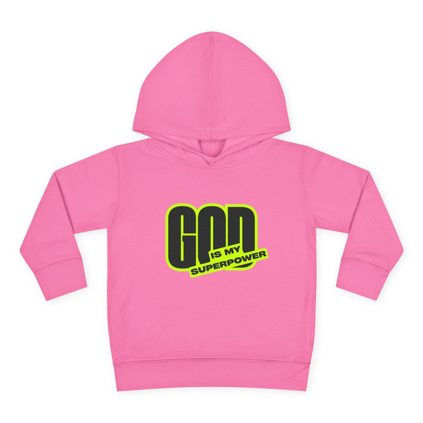 Toddler Fleece Hoodie with Fun Faith Design, trendy Kids Pullover, Cozy Religious Apparel for toddlers, casual Everyday winterWear, God is [...]