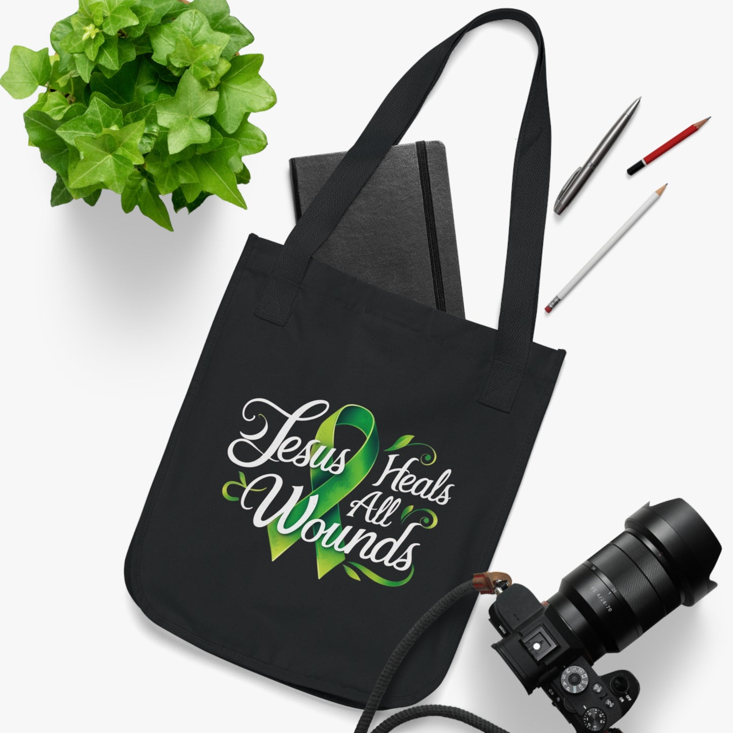Mental health matters Organic Canvas Tote Bag, Eco-Friendly Gift, Inspirational Tote, Wellness Bag
