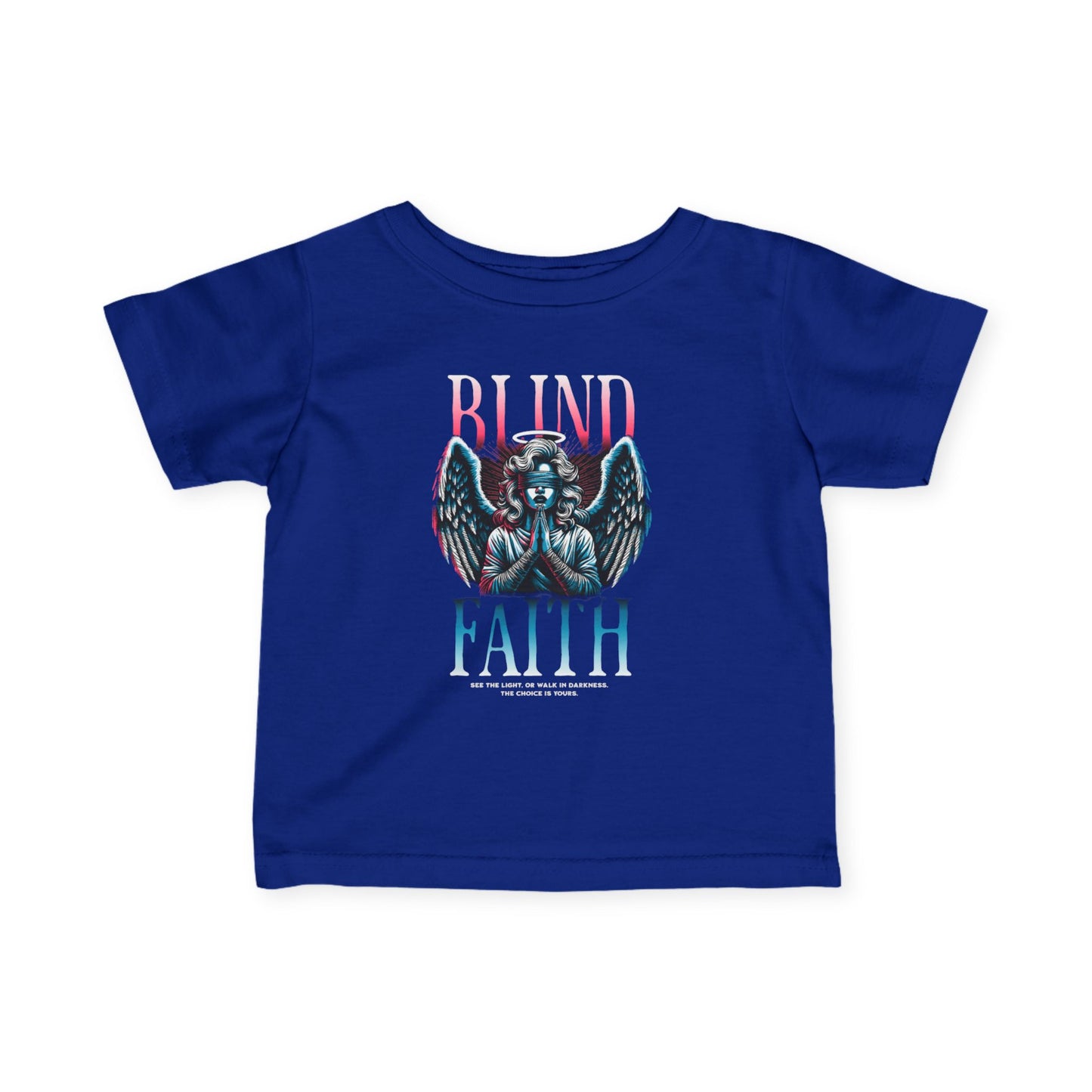 Infant Tee with Blind Faith Design - Cute Baby Shirt for Every Day, Baby shower Gift, trending Toddler Style, trending baby Graphic Tee, Unique Baby Clothes