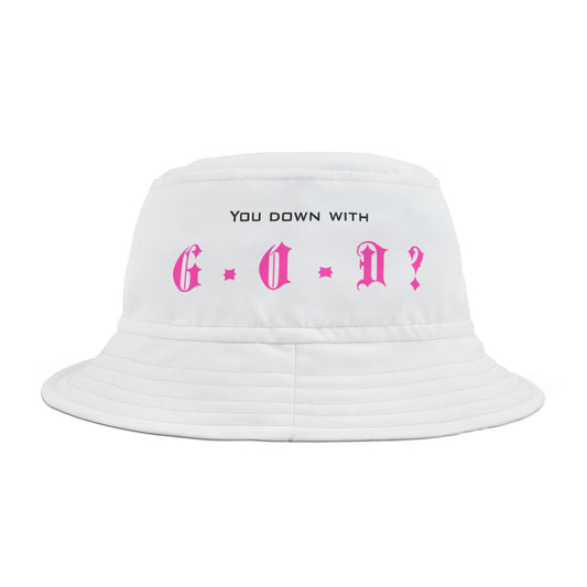 Trending bucket hat Christian themed bucket hat for believer gift idea for christian faith based fashion trends for music festival apparel