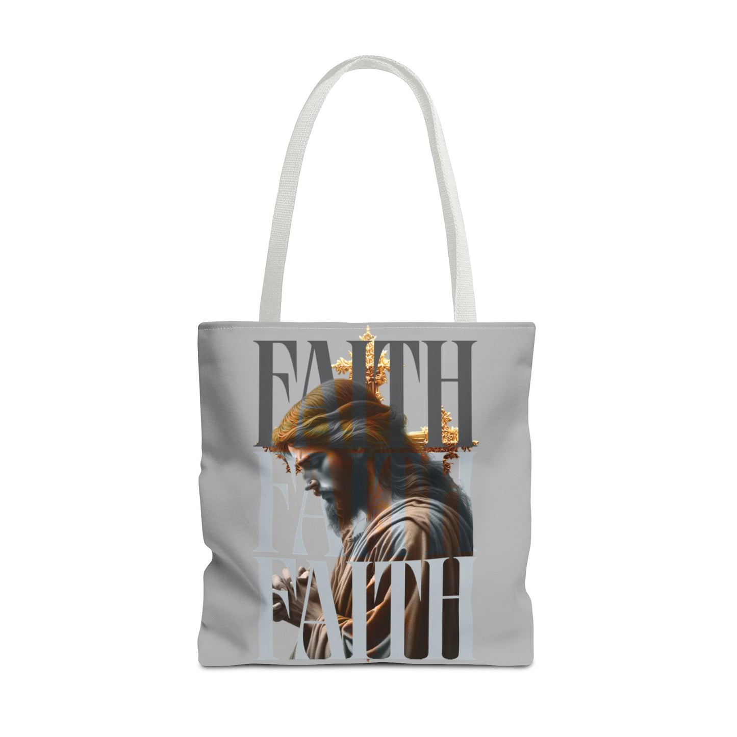 Faith themed Tote Bag for Daily wear, Reusable Shopping Bag, Christian Gift for any occassion, Affirmation Accessory, Stylish Faith Bag