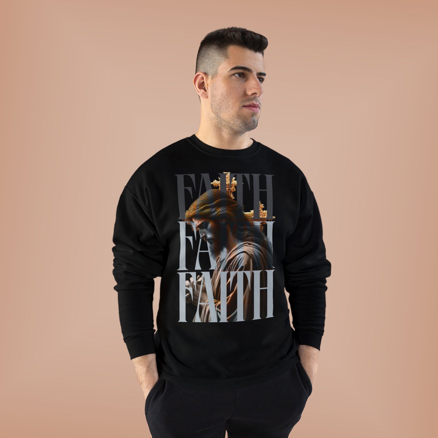 Faith-Themed Unisex EcoSmart® Crewneck Sweatshirt, Inspirational Gift, Cozy Apparel, Religious Sweatshirt, Perfect for Church, [...]