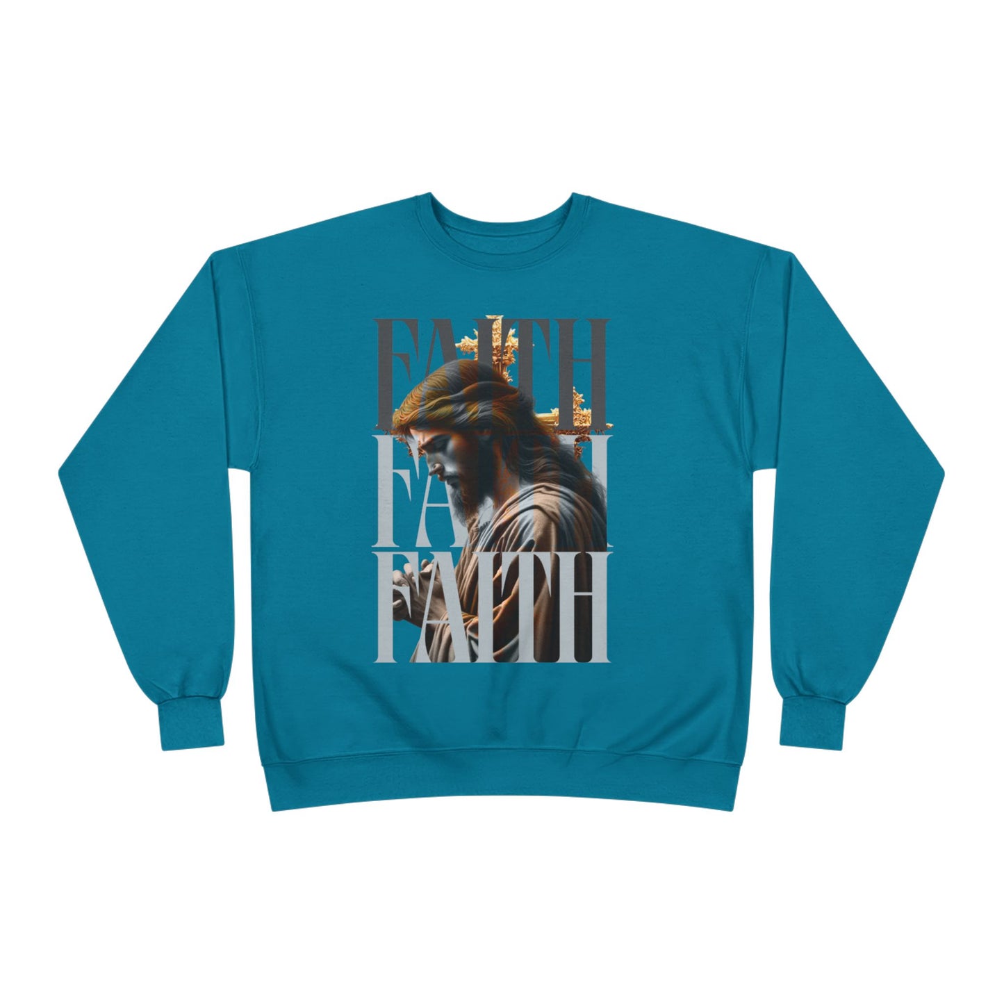 Faith-Themed Unisex EcoSmart® Crewneck Sweatshirt, Inspirational Gift, Cozy Apparel, Religious Sweatshirt, Perfect for Church, [...]