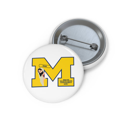 Michigan State themed Buttons -School Spirit, university themed Accessories, Gifts,