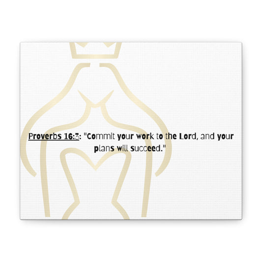Faith Inspired Stretched Canvas Art, Motivational Wall Decor, Biblical Quote Home Decor, Christian Living Gift, scripture themed wall art