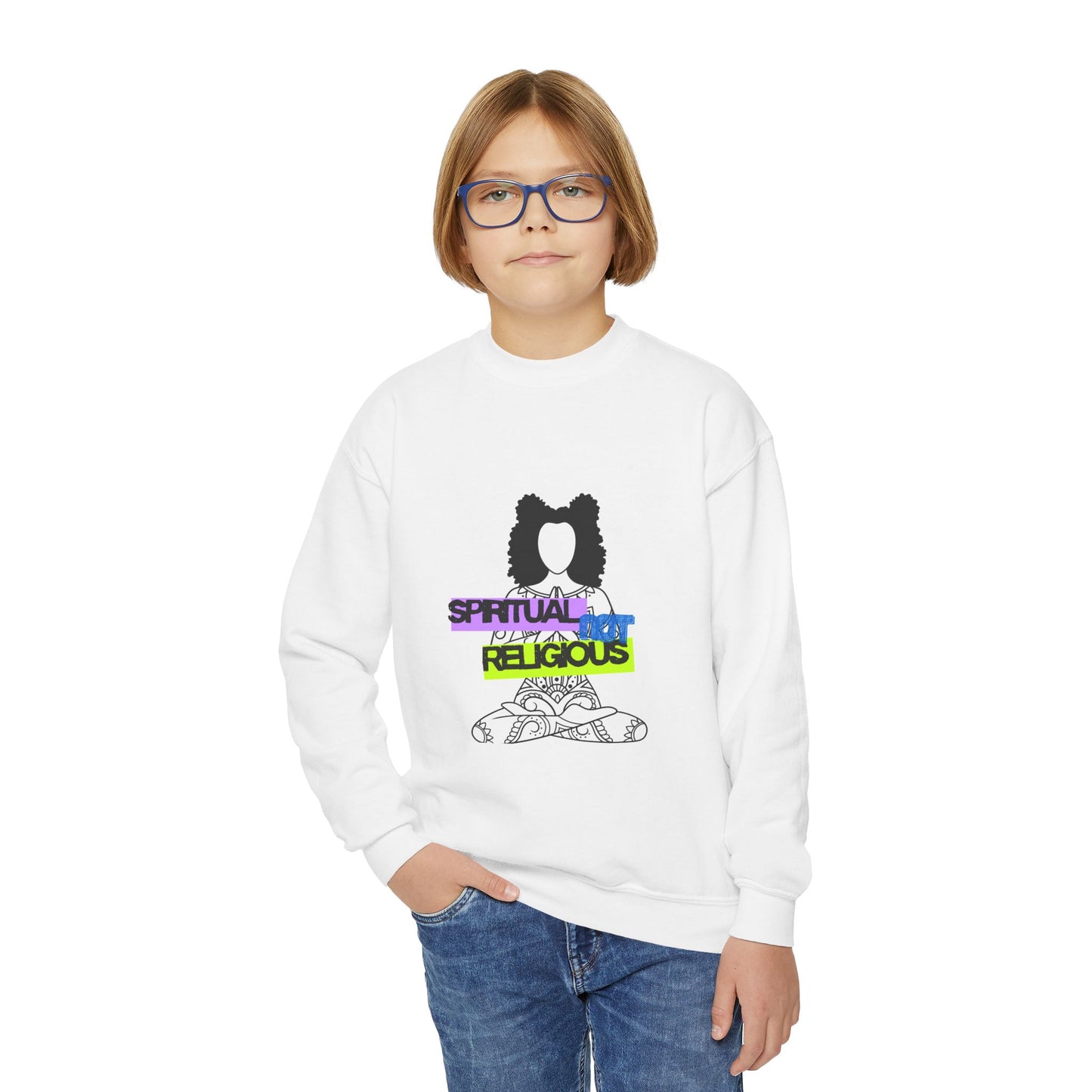 Colorful Spiritual Youth Crewneck Sweatshirt, Inspirational youth Sweatshirt, Trendy Teen Apparel, Religious Youth Outfits, Fun Gift [...]