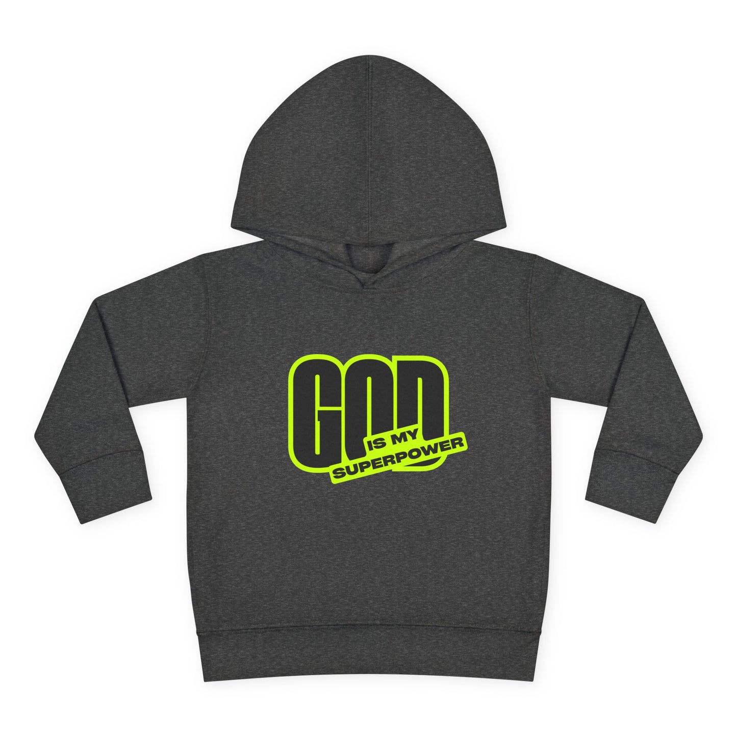 Toddler Fleece Hoodie with Fun Faith Design, trendy Kids Pullover, Cozy Religious Apparel for toddlers, casual Everyday winterWear, God is [...]