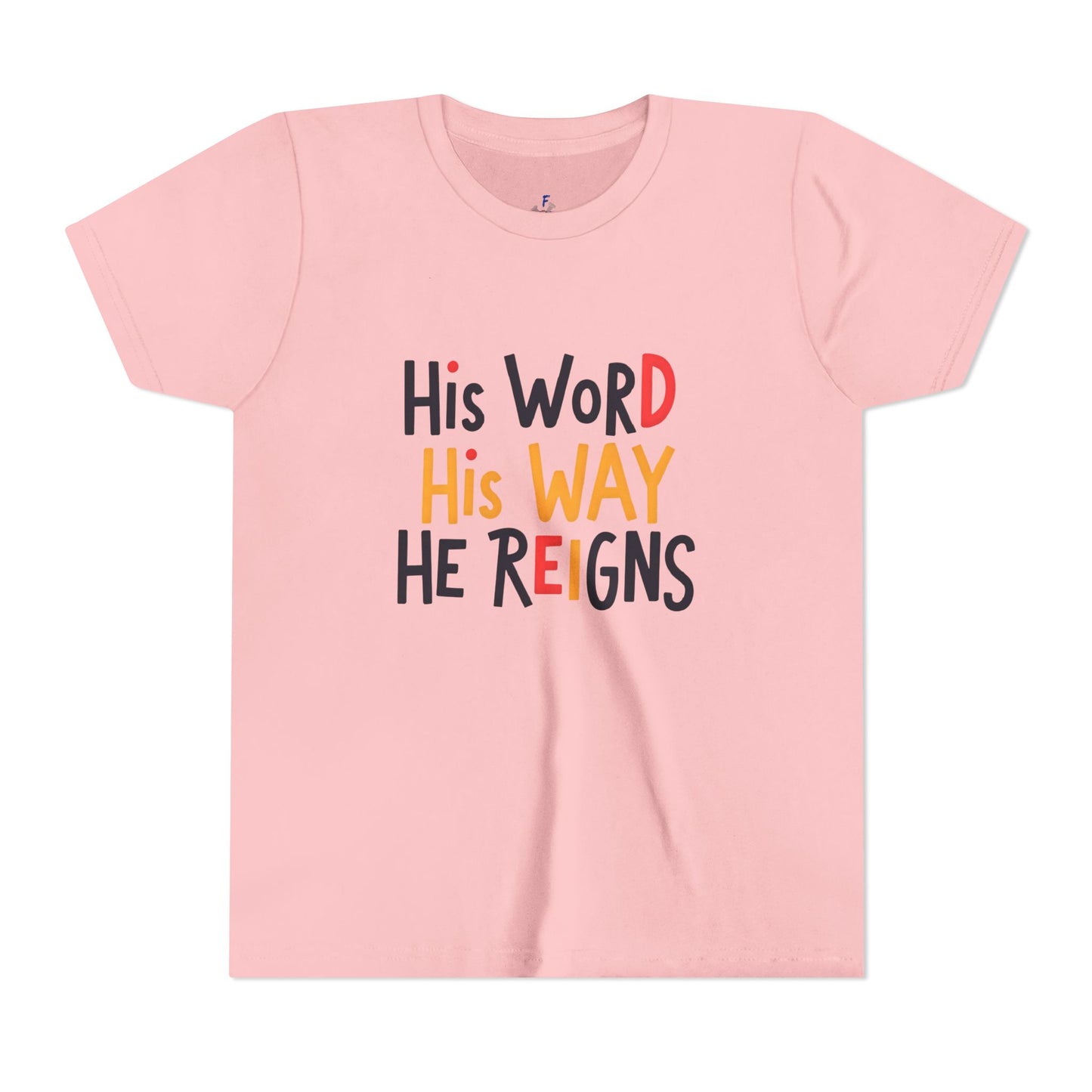 Faith-Inspired Youth Tee, Christian T-Shirt, Religious Kids Shirt, Inspirational Gift, Summer Outfit
