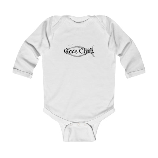 Infant Long Sleeve Bodysuit for Christian babies faith based apparel for the whole family Christian wear for believers